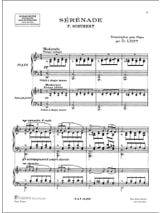 Sérénade - Piano - SCHUBERT - Partition - Piano